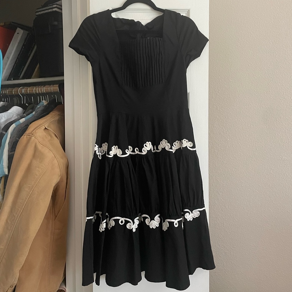 50s Vibes Black Dress